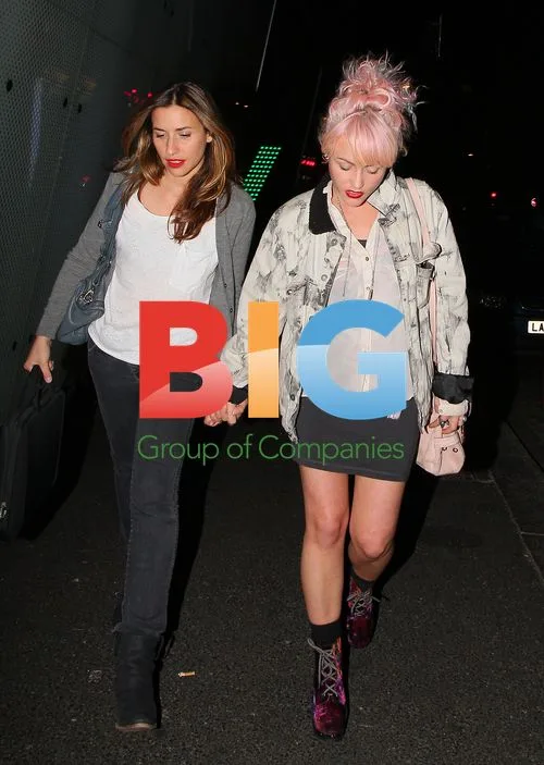 Melaine Blatt and Jaime Winstone at Novello Awards After Party