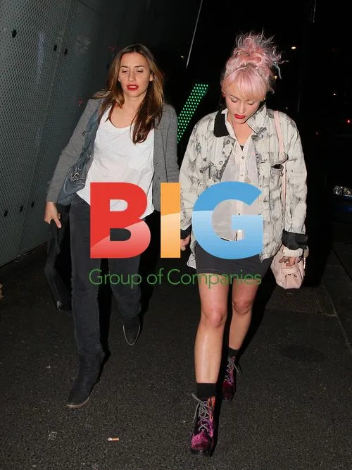 Melaine Blatt and Jaime Winstone at Novello Awards After Party