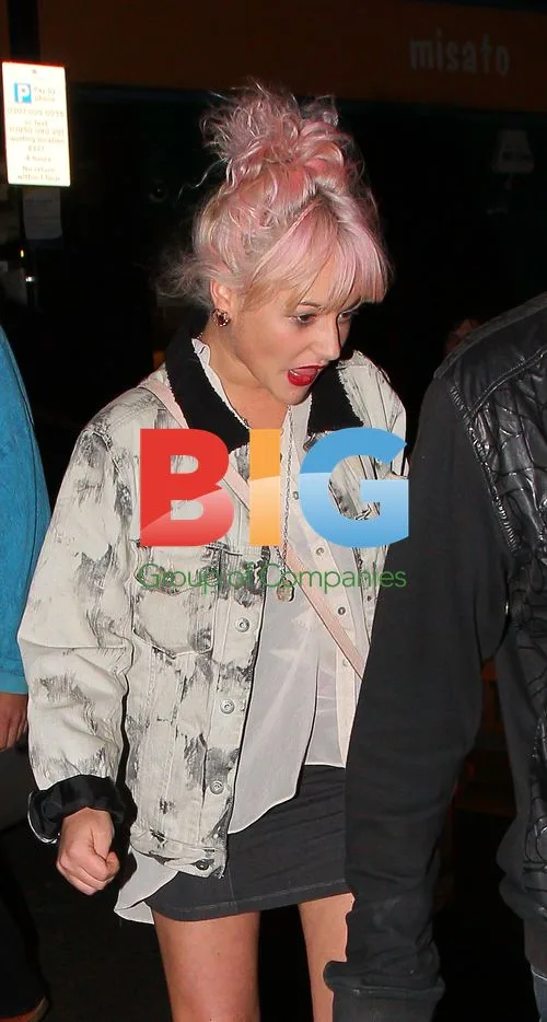 Melaine Blatt and Jaime Winstone at Novello Awards Party