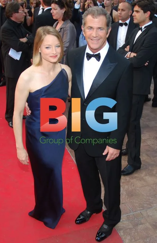 Jodie Foster and Mel Gibson at The Beaver premiere