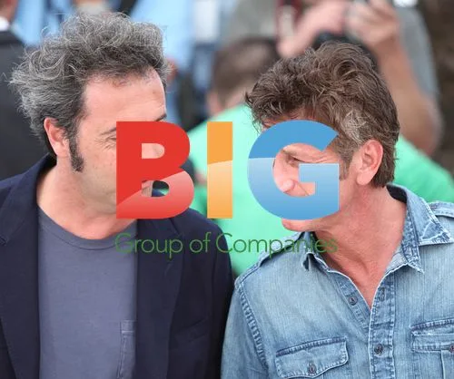 Paulo Sorrentino and Sean Penn at Cannes Film Festival