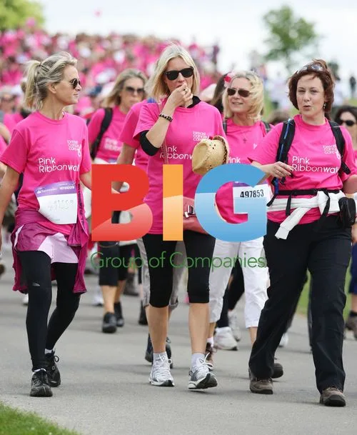 Denise van Outen at Breast Cancer Care Walk