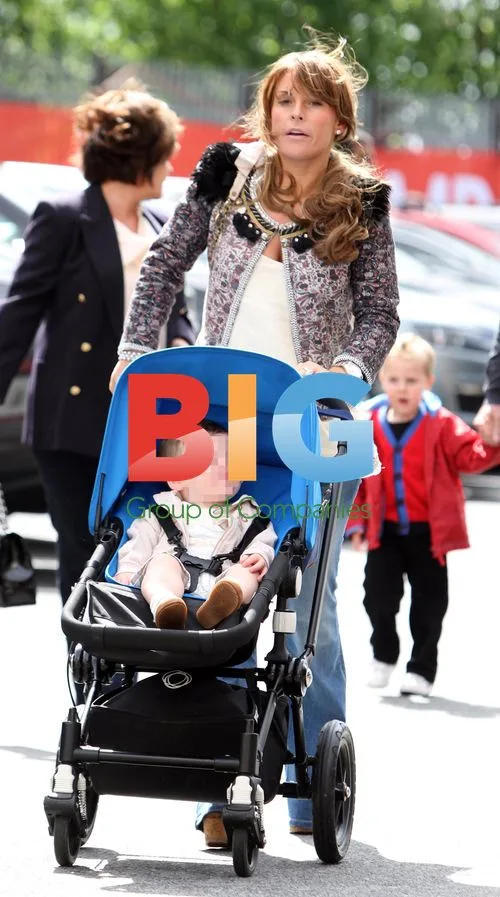 Coleen Rooney at Old Trafford