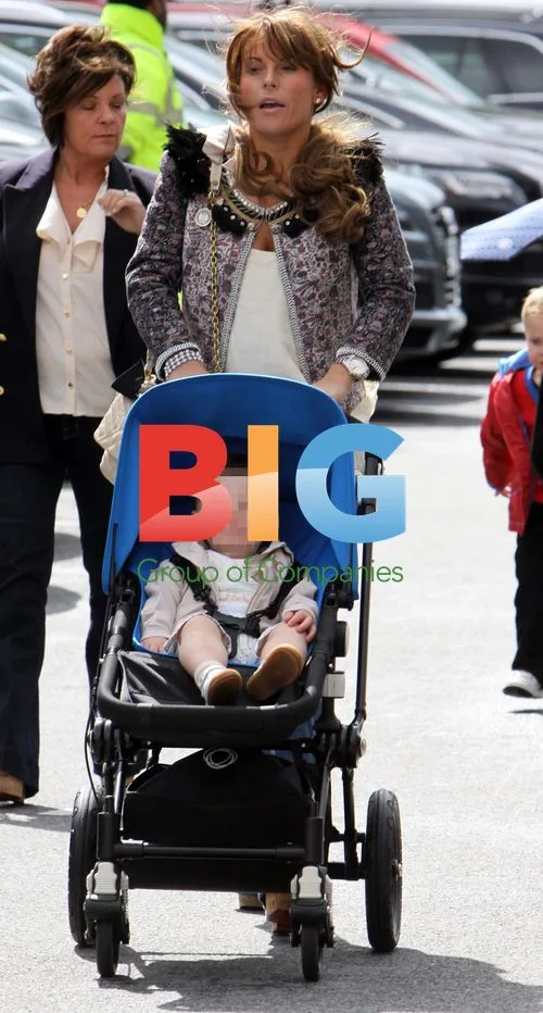 Coleen Rooney at Old Trafford
