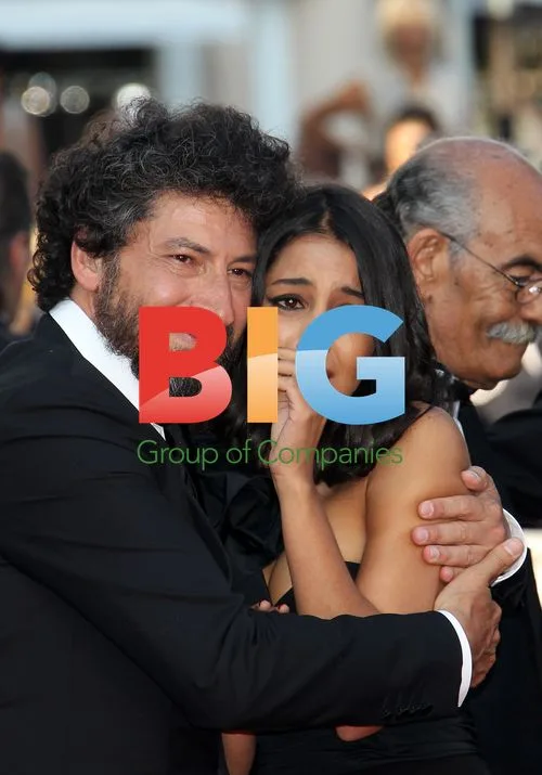 Radu Mihaileanu and Leila Bekhti at Cannes Film Festival