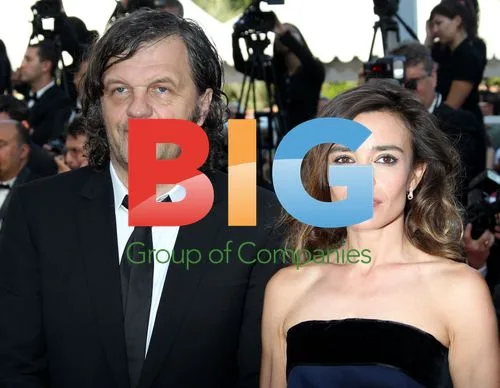 Elodie Bouchez and Emir Kusturica at Cannes premiere