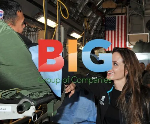 Angelina Jolie Visits Ramstein Air Base