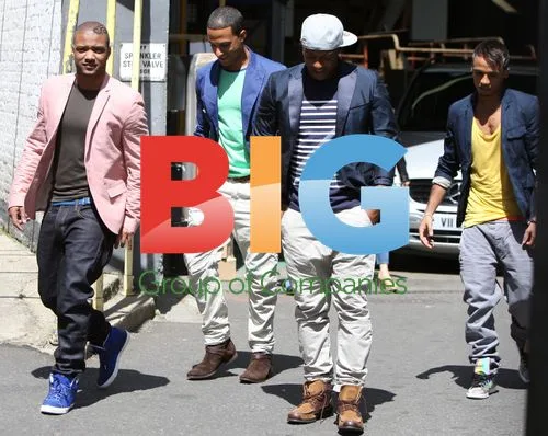JLS Leaving ITV Studios in London