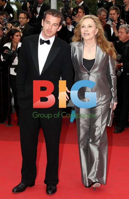 Faye Dunaway and Liam O'Neill at 'Les Bien-Aimes' Premiere