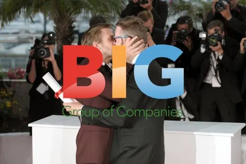 Nicolas Winding Refn and Ryan Gosling at Cannes