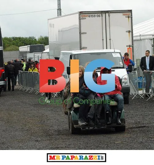 Tinie Temprah backstage at Radio 1 Big Weekend