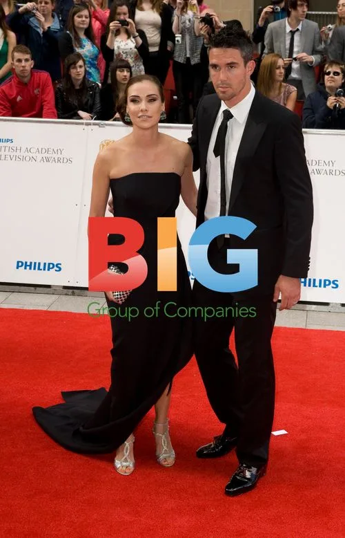 Jessica Taylor and Kevin Pieterson at 2011 BAFTA Awards