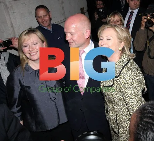 Hilary Clinton Spotted with William Hague in London