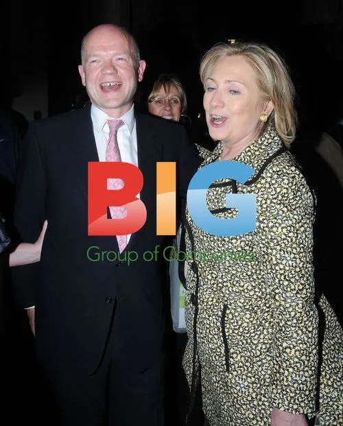 Hilary Clinton Spotted with William Hague in London