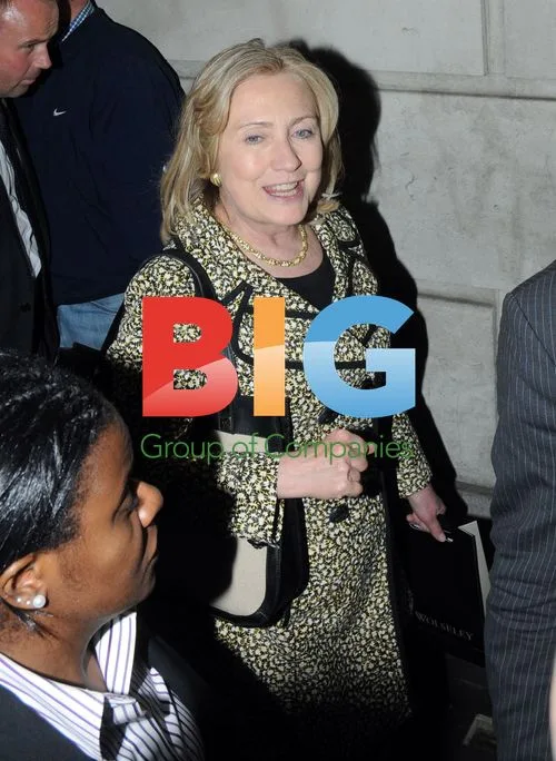 Clinton with Hagues at The Wolseley