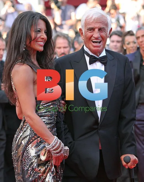 Belmondo and Gandolfi at Cannes Film Festival