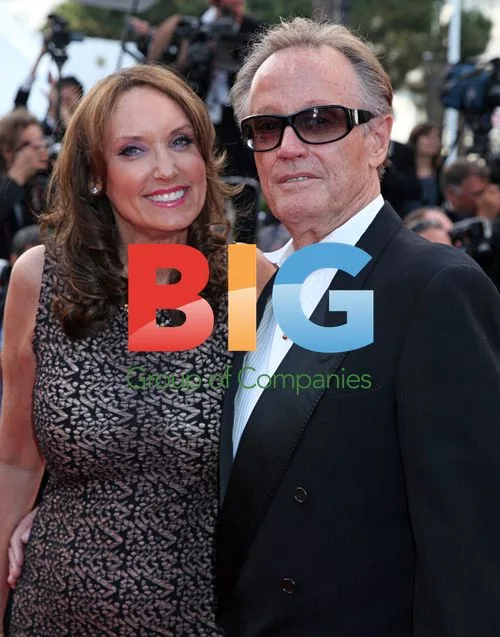 Peter Fonda and Portia Rebecca Crockett at Cannes Film Festival