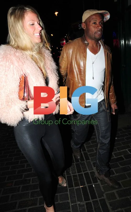 Paul Davis spotted at The Box club in London