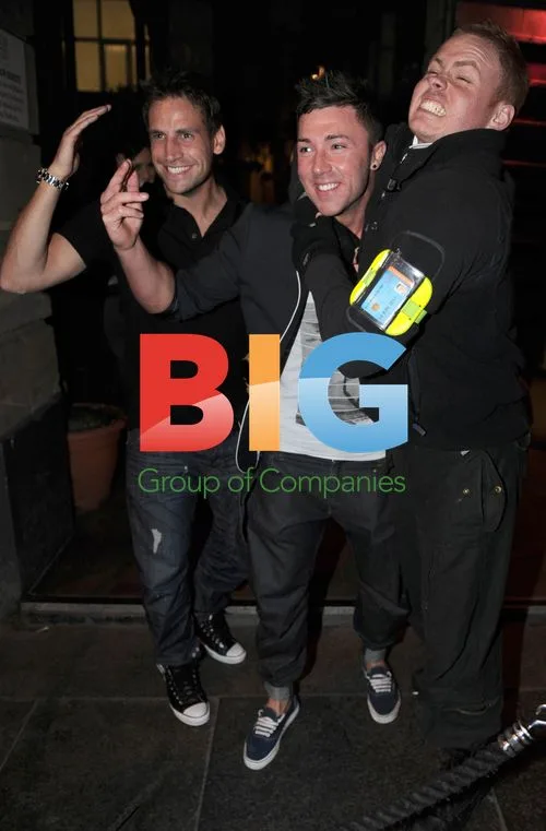 Greg and James from 'Geordie Shore' outside club