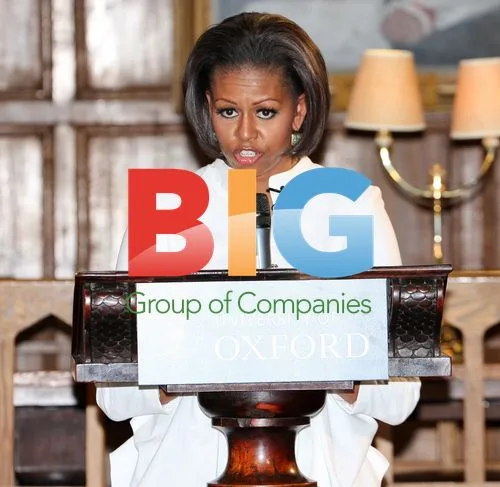 Michelle Obama visits Oxford University
