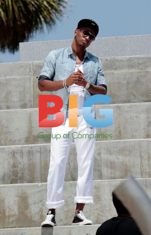 Singer Trey Songs filming video in Miami