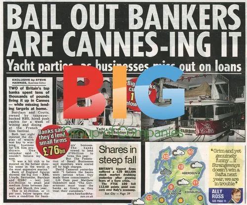 Bankers Party on Yacht at Cannes Film Festival