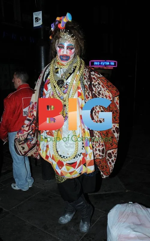 Guest at The Box night club in London