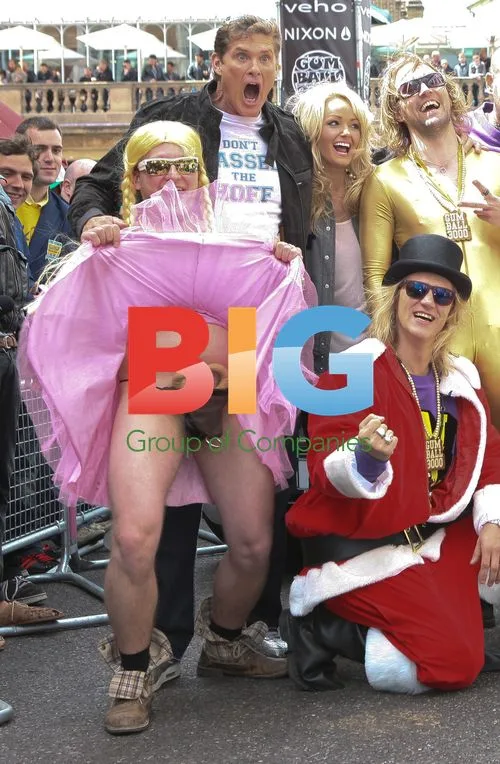 David Hasselhoff at Gumball 3000 in London