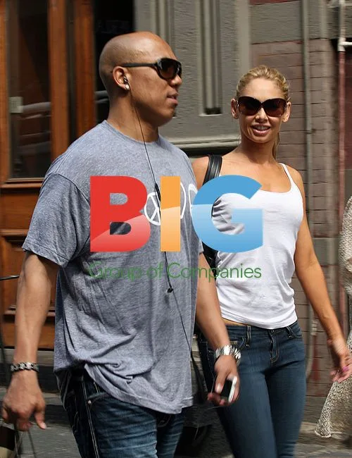 Hines Ward and Kym Johnson in Soho, NYC