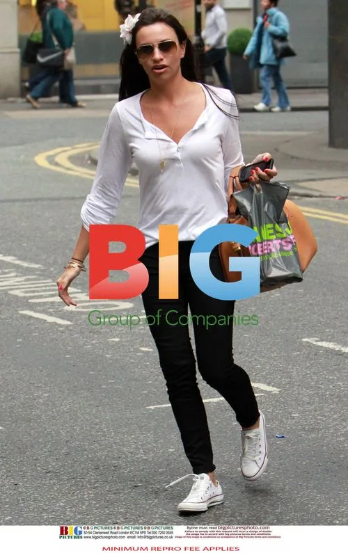 Stacey Giggs visits hair salon in Manchester