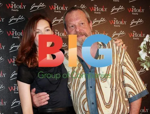 Cristiana Capotondi and Terry Gilliam at 'The Wholly Family' Photocall
