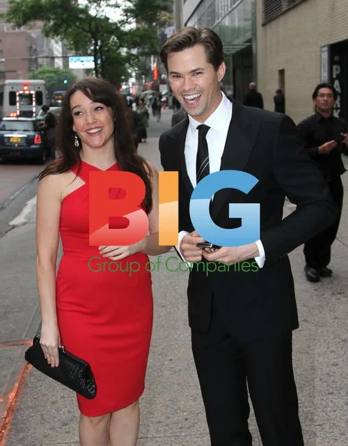 Andrew Rannells Arrives at Drama Desk Awards