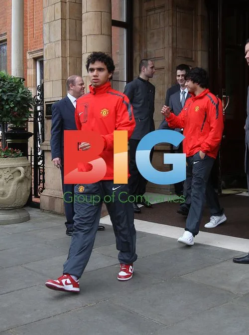 Manchester United Players Leave Hotel Pre Champions League Final