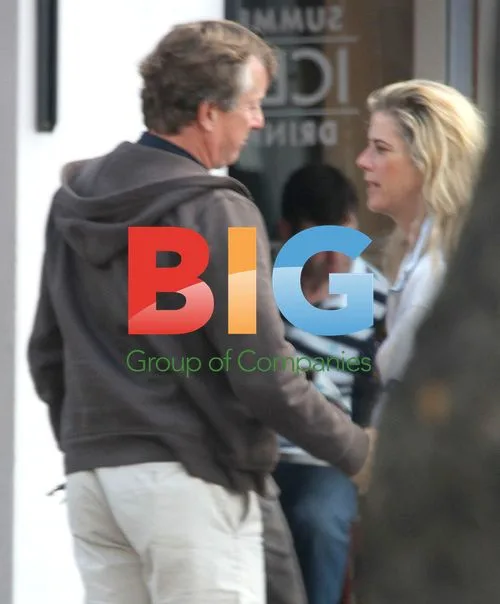 Imogen Stubbs Talks on Phone in London