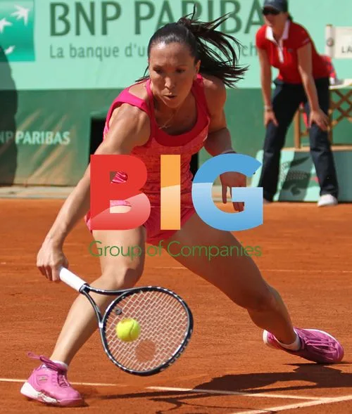 Jelena Jankovic hits shot at French Open