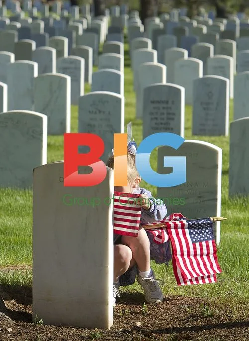 Gravesites Prepared for Memorial Day at Fort Logan