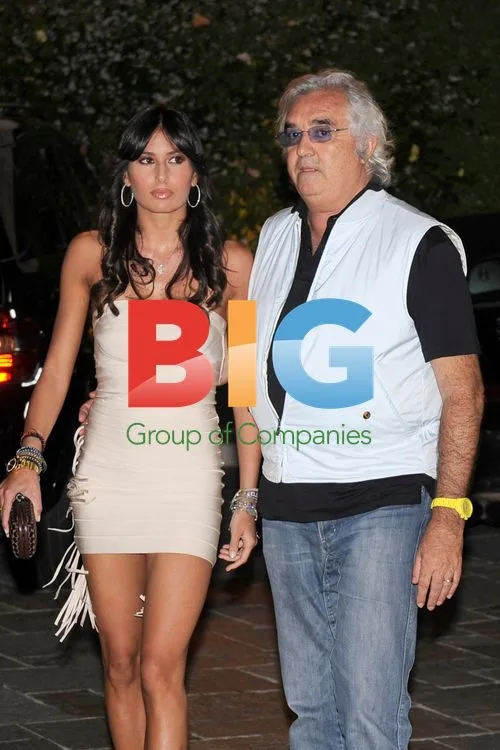 Flavio Briatore and Elisabetta Gregoracci at Billionaire Party