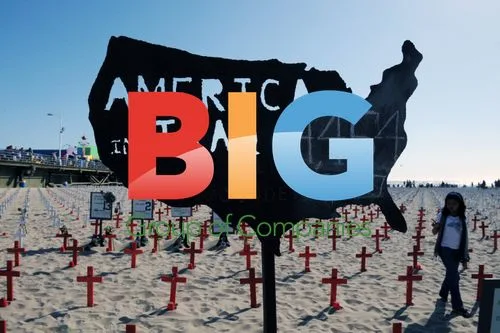 Arlington West Memorial Project in Santa Monica