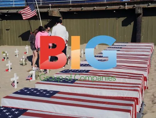 Arlington West Memorial Project in Santa Monica