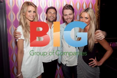 Brian Mcfadden and girlfriend Vogue Williams out in Melbourne