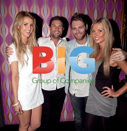 Brian Mcfadden and Vogue Williams out in Melbourne