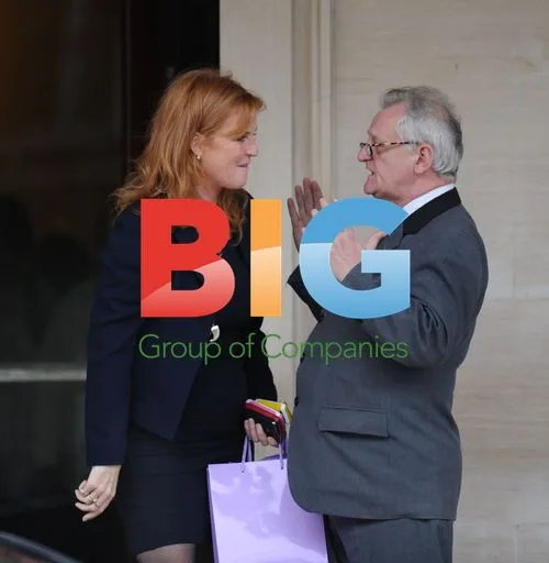 Dutchess of York Greets Doorman
