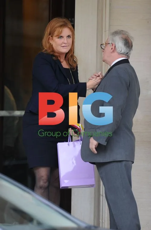 Duchess of York Greets Doorman