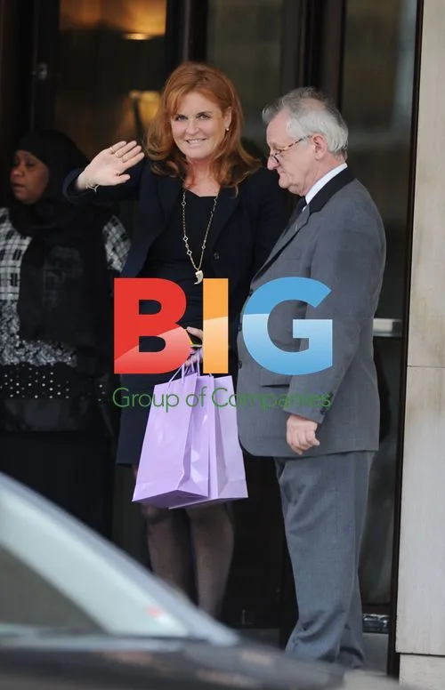 Duchess of York Greets Doorman