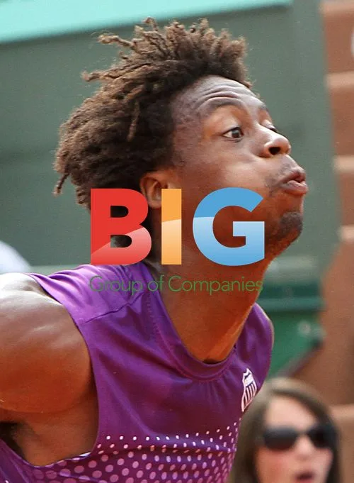 Gael Monfils at French Open 2011