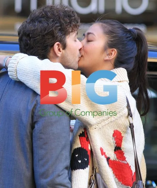 Shia LaBeouf and Karolyn Pho kiss goodbye in Vancouver