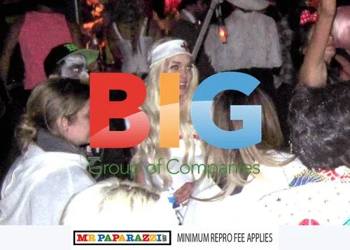 Lindsay Lohan Celebrates Halloween