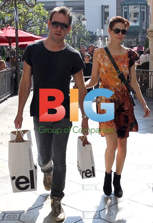 Michelle Monaghan shops with husband Peter White