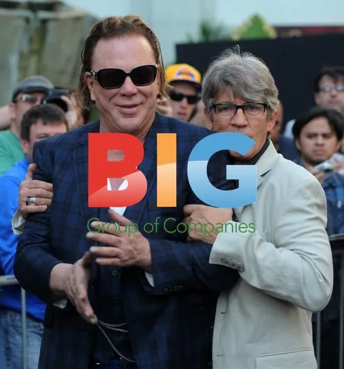 Mickey Rourke hand & footprint ceremony