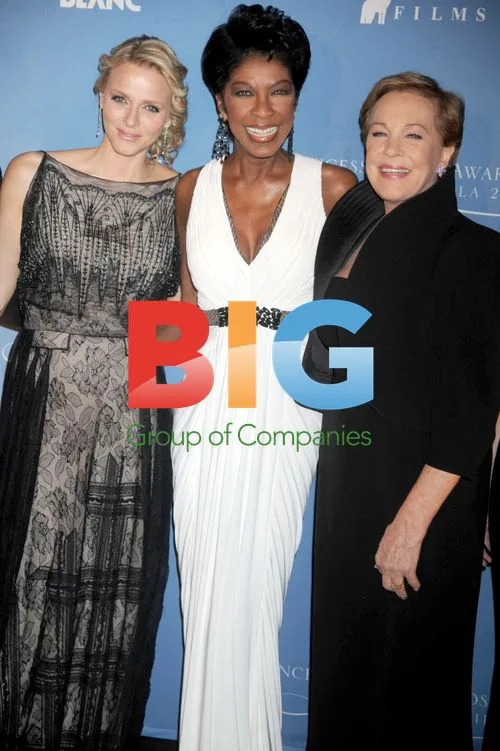 Princess Charlene, Natalie Cole and Julie Andrews at Princess Grace Awards